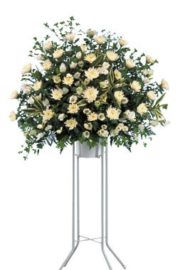 Funeral Standing Arrangement (white)