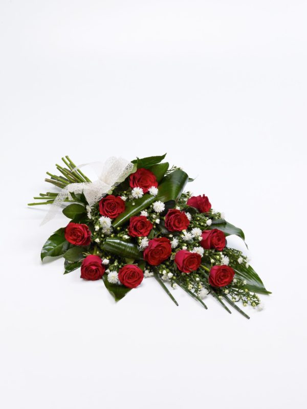 Hoja De Rosa Clasica - Rojo