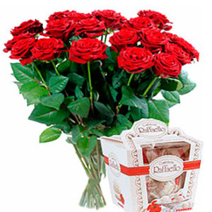 Roses & Raffaello Candies