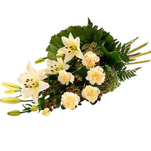 Funeral Bouquet in White