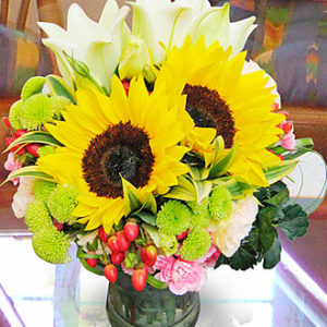 Arragmnt in Vase Yellow