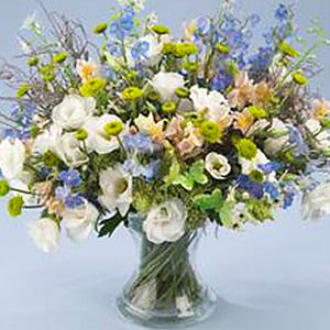 Pastel, Blue & White Bqt