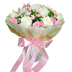 White & Pink Dream Bqt