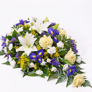 Lily/Iris Teardrop Spray
