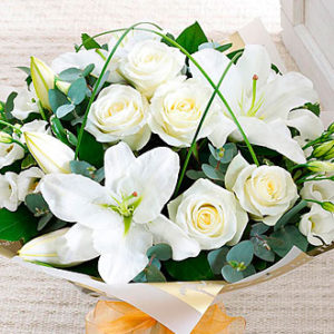 Wonderfully Whte Handtied