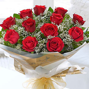 Heavenly Red Rose Bqt