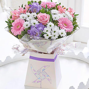 Baby Girl gift box with B