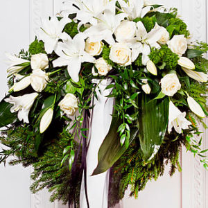 Wreath With Ribbon