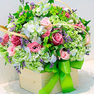 Mixed Bouquet in Containe
