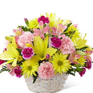 Basket of Cheer Bouquet