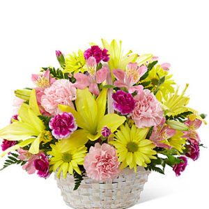 Basket of Cheer Bouquet