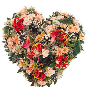 Seasonal Flower Heart