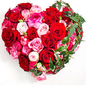 Heartshape arrangement fo