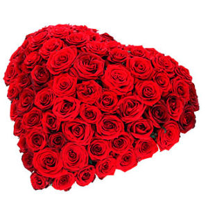 Heart Arrngmnt of Roses
