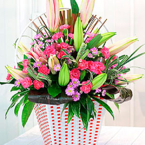 Pink & Purple bouquet in