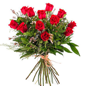 12 Long-stemmed Red Roses