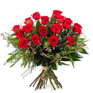 18 Long-stemmed Red Roses