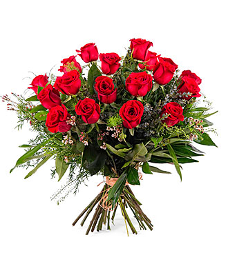 18 Long-stemmed Red Roses