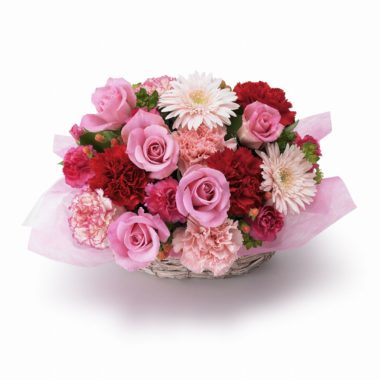 Mother's Day arrangement with carnations
