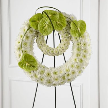 Angel Wings Casket Spray
