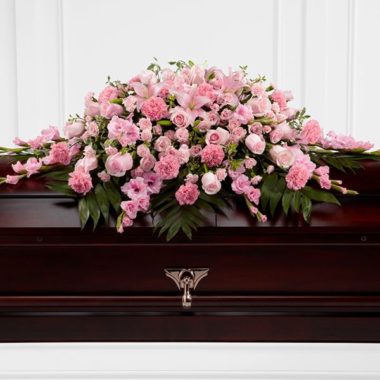 Sweetly Rest Casket Spray