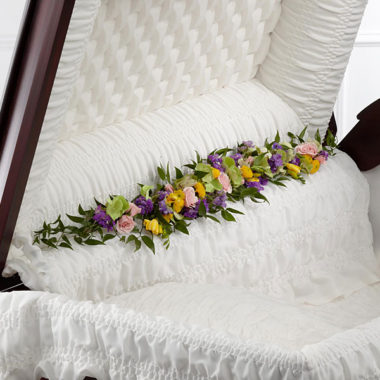 Trail of Flowers Casket Adornment