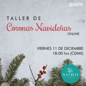 Taller de coronas navideñas (sin material)