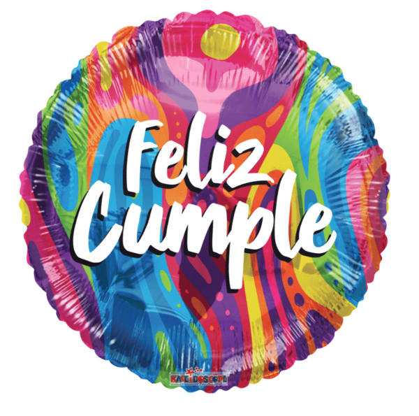 Globo 18" Feliz Cumple Carnaval C/1