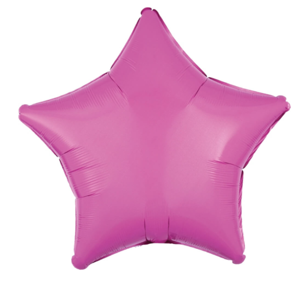 Globo Estrella 18" Rosa Bebe C/1