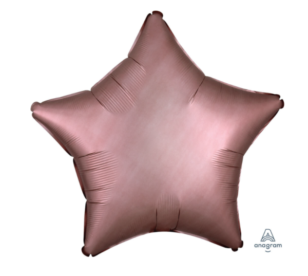 Globo 18" Estrella Rose Gold Mate C/1