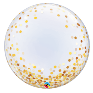 Burbuja 22" Gold Confetti Dots C/1